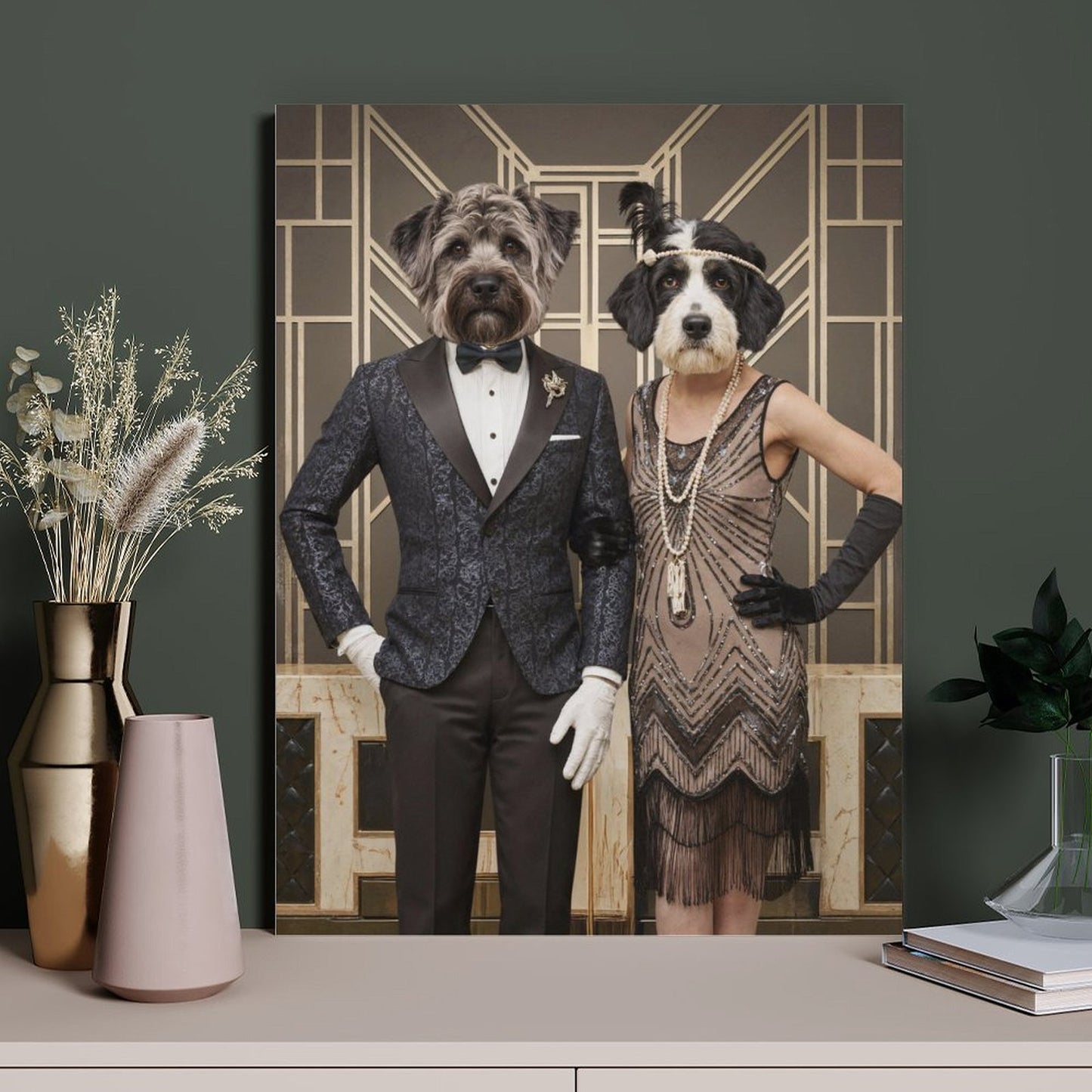 Celebrity Couple - Custom Pet Portrait With Your Photo