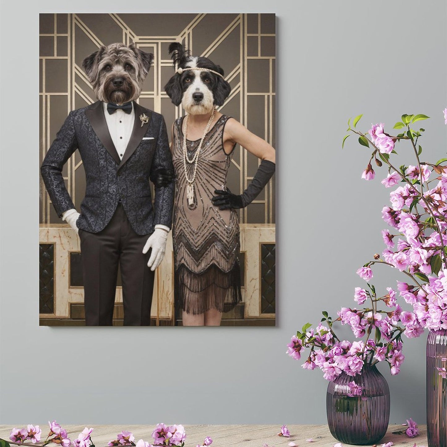 Celebrity Couple - Custom Pet Portrait With Your Photo
