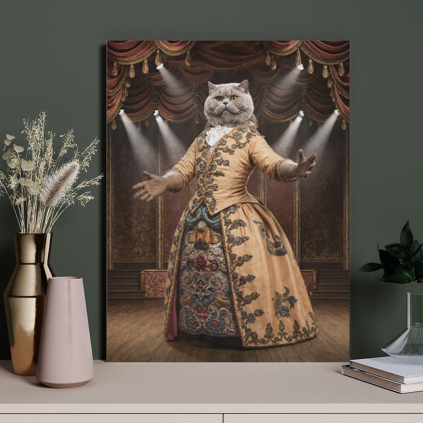 Classical Composer - Custom Pet Portrait With Your Photo