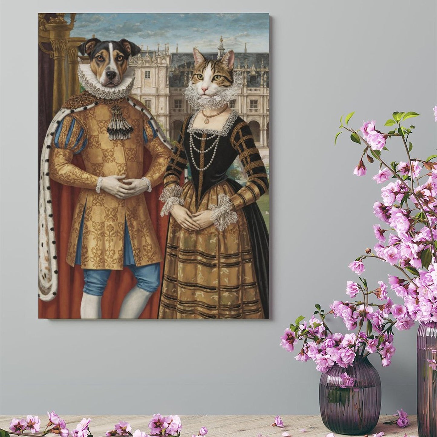 Count & Countess - Custom Pet Portrait With Your Photo
