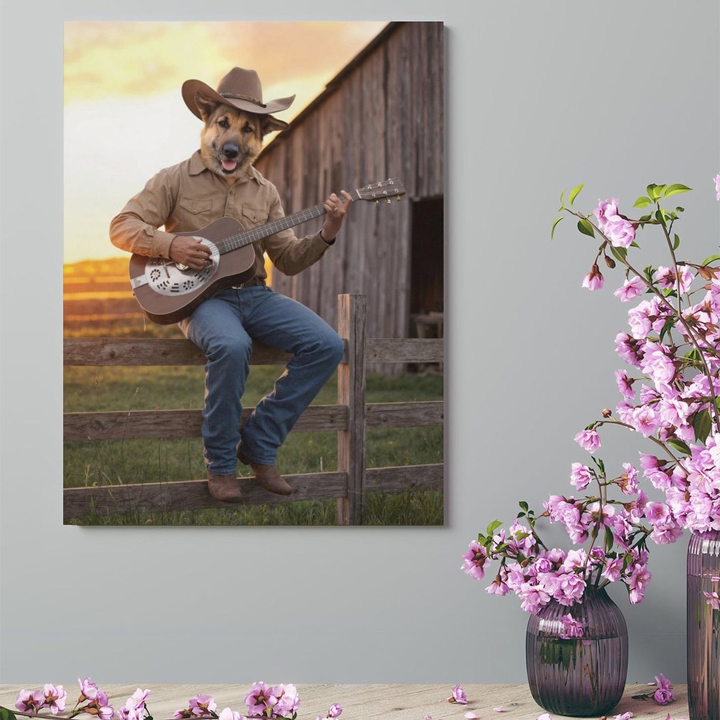 Country Artist - Custom Pet Portrait With Your Photo