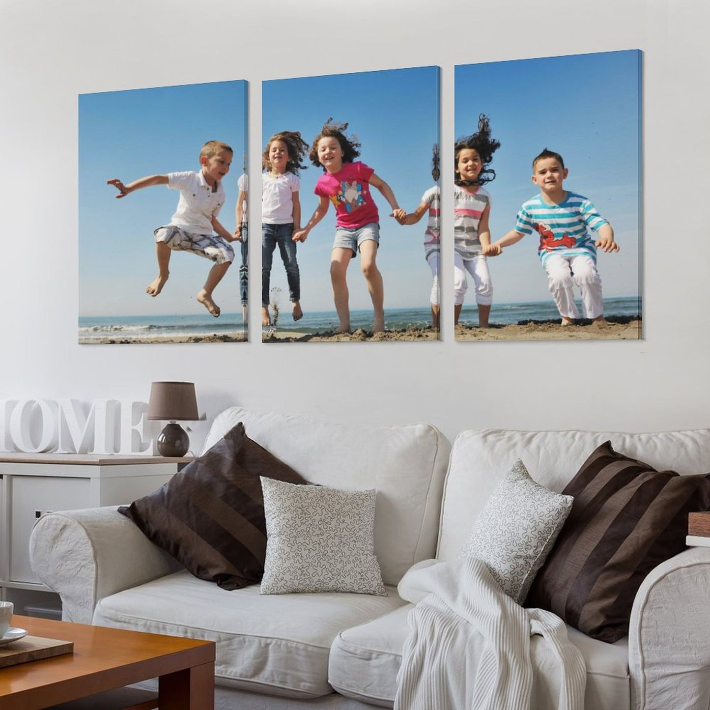 Custom Multi Panel Canvas Prints With Your Photo