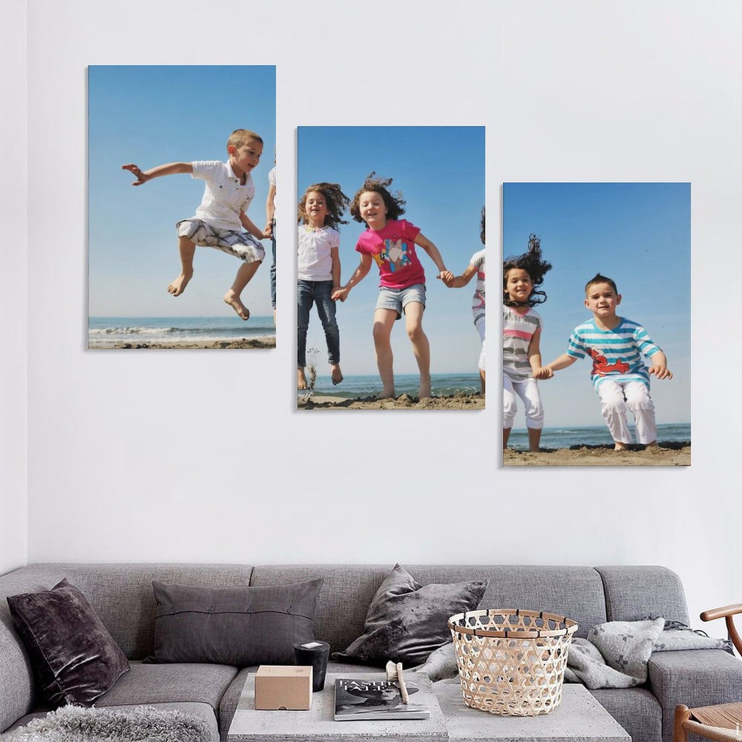 Custom Multi Panel Canvas Prints With Your Photo