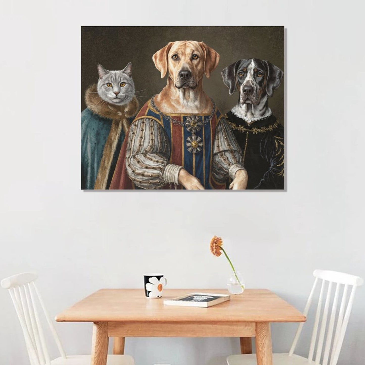 Duke & Earl & Marquis - Custom Pet Portrait With Your Photo