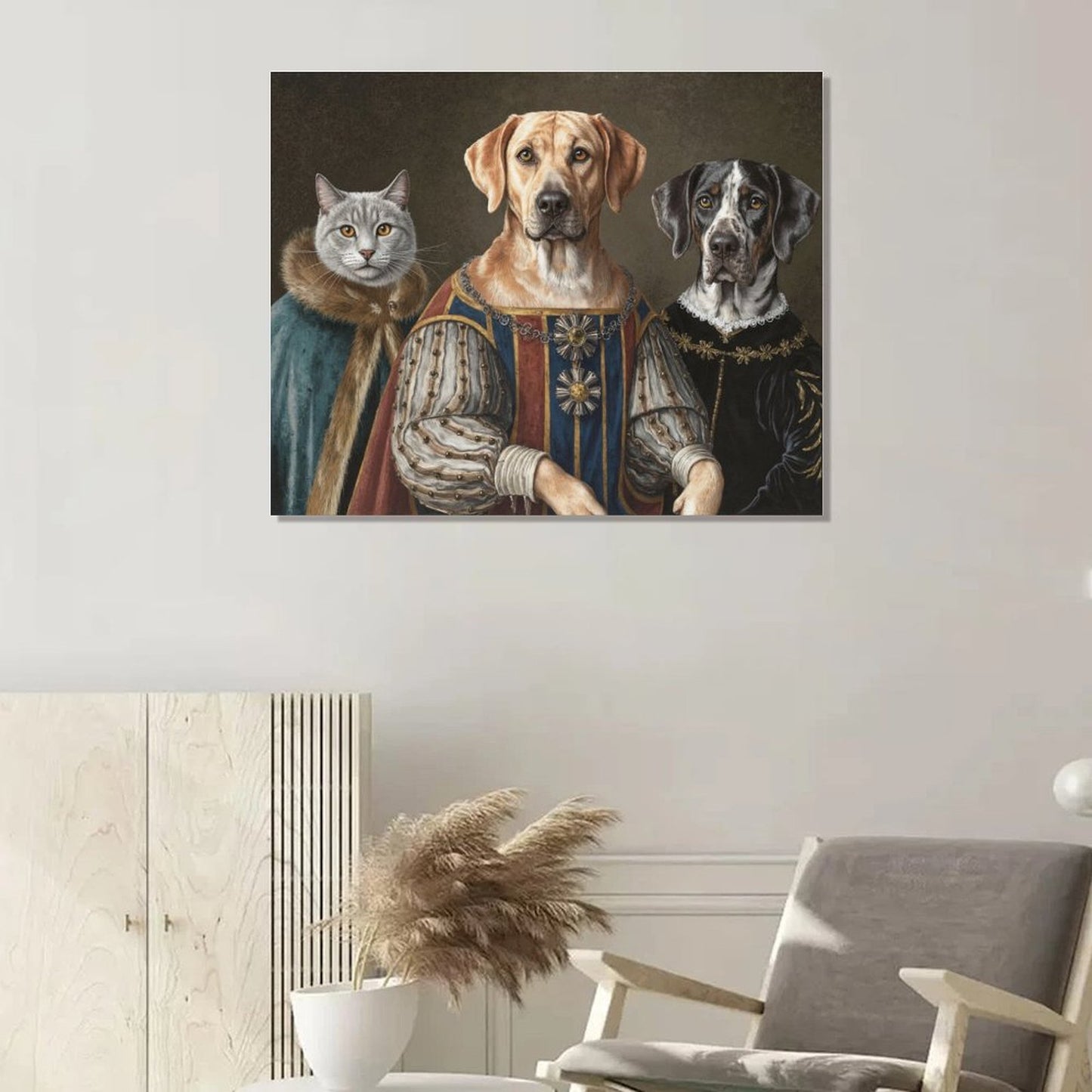Duke & Earl & Marquis - Custom Pet Portrait With Your Photo