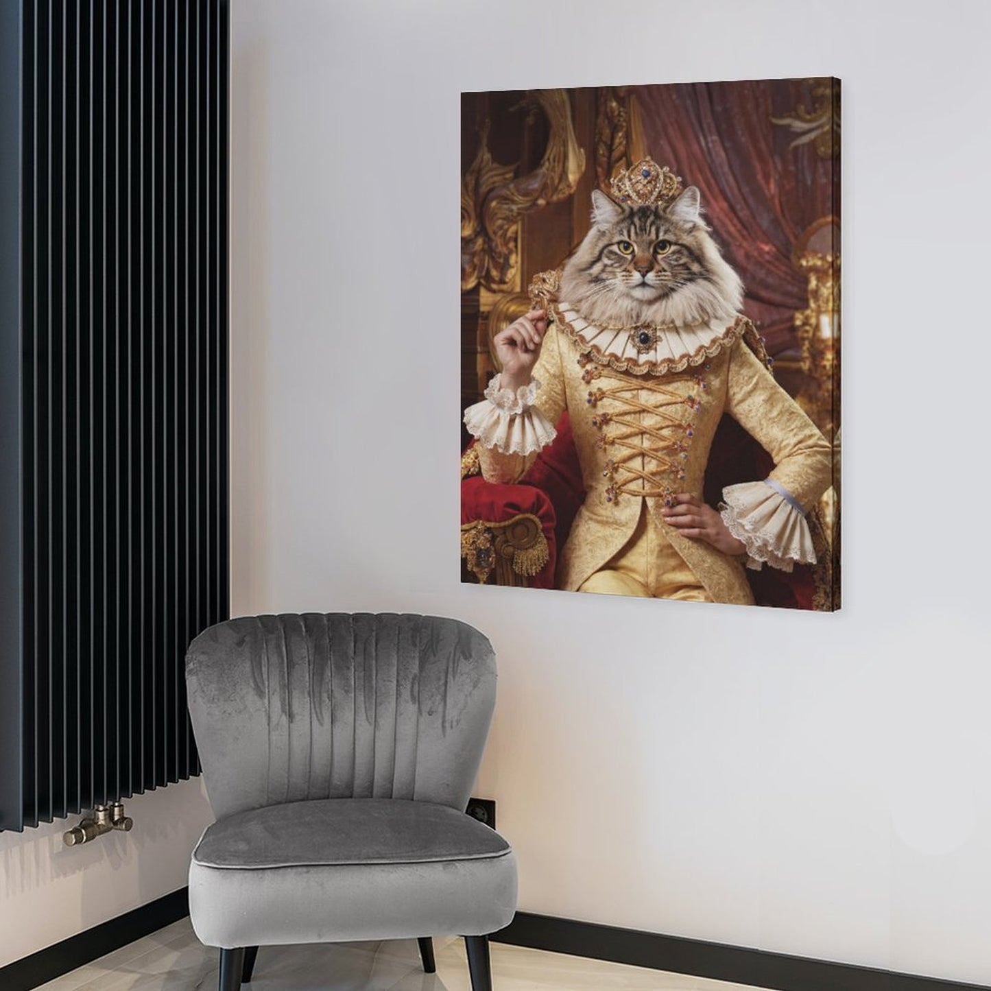 Elegant Queen - Custom Pet Portrait With Your Photo