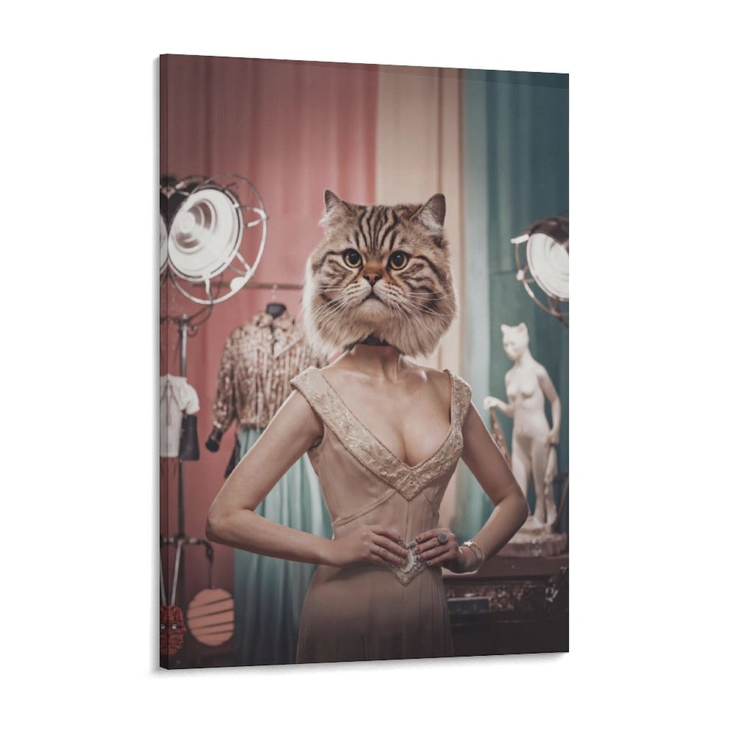 Female Superstar - Custom Pet Portrait With Your Photo
