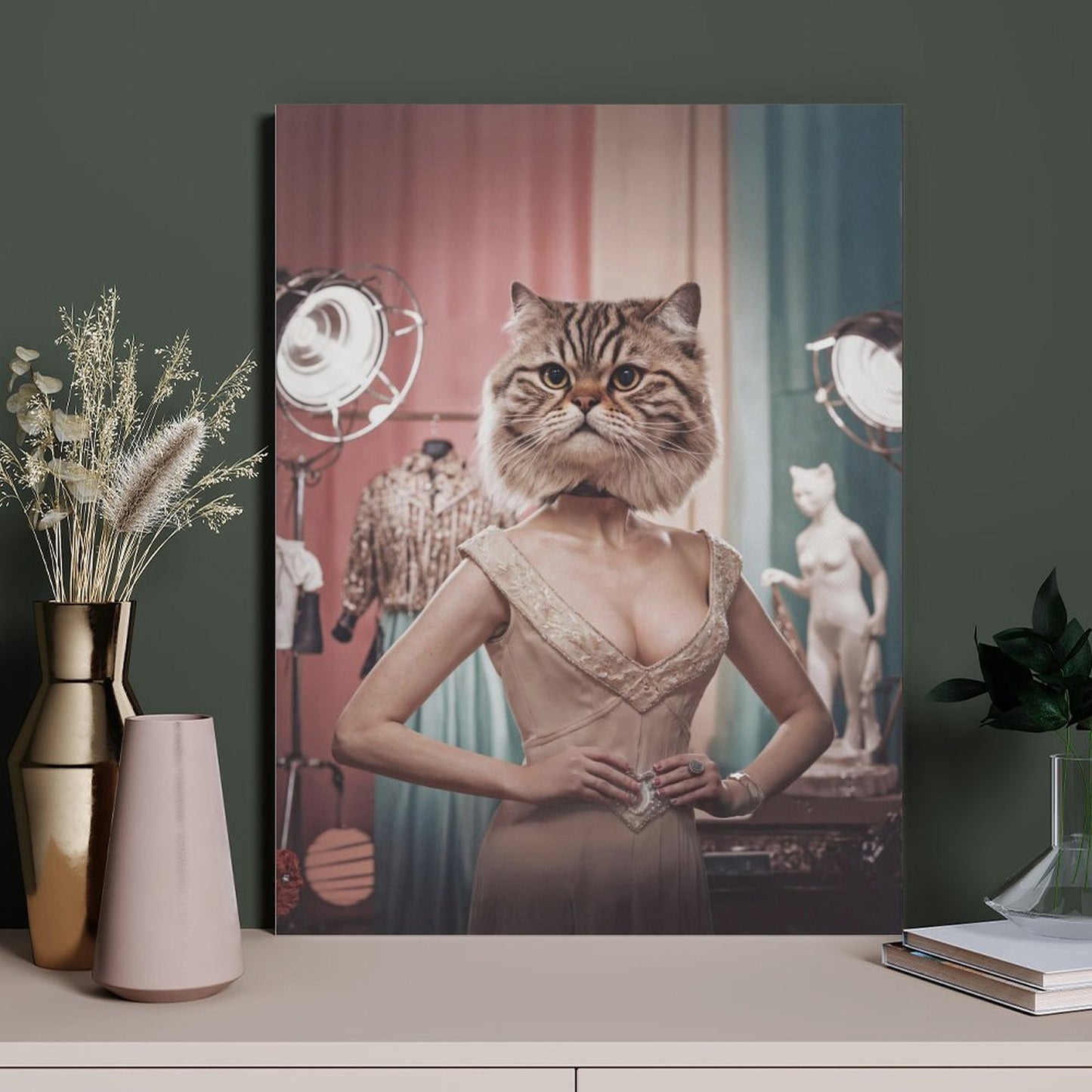 Female Superstar - Custom Pet Portrait With Your Photo