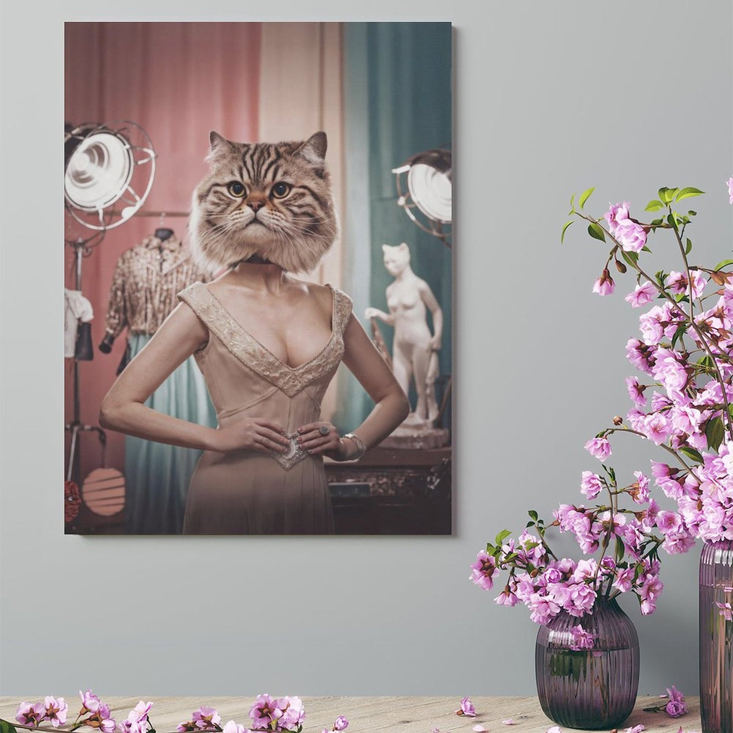 Female Superstar - Custom Pet Portrait With Your Photo