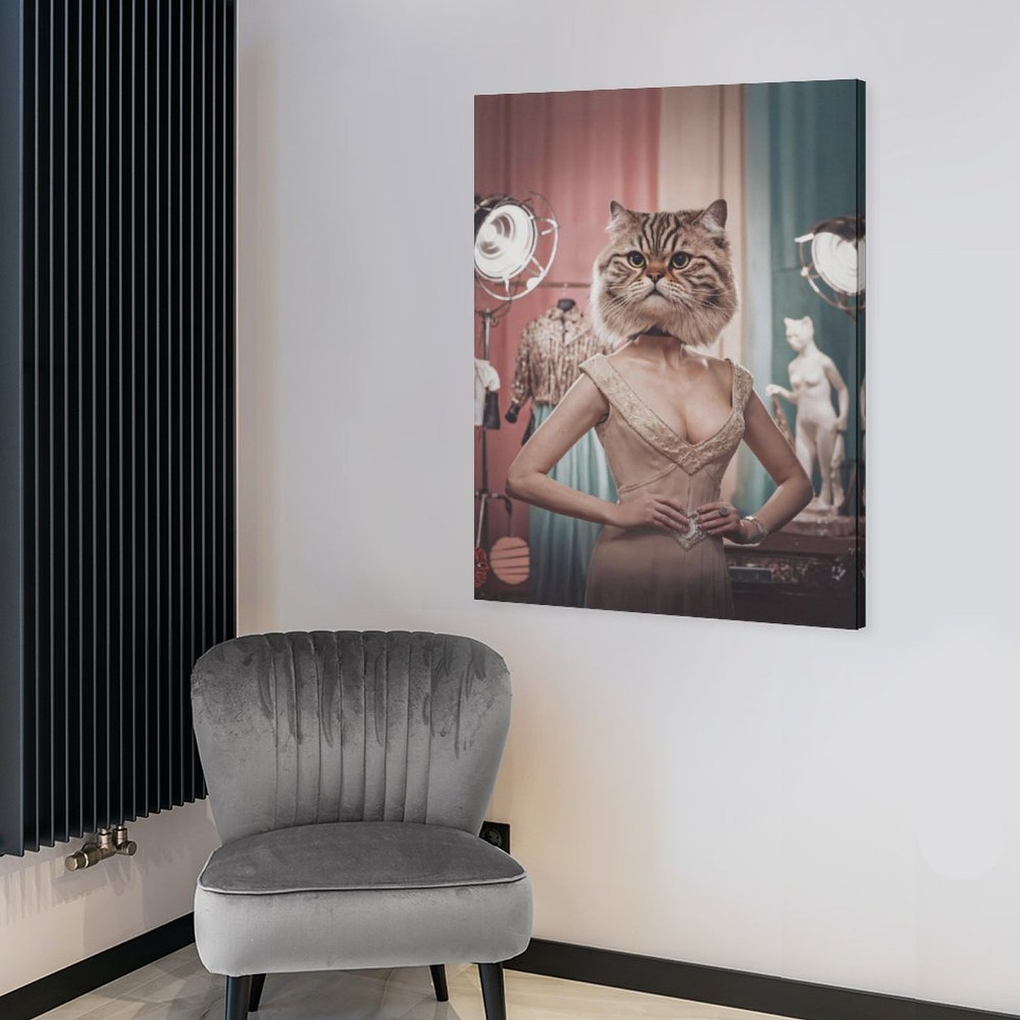 Female Superstar - Custom Pet Portrait With Your Photo