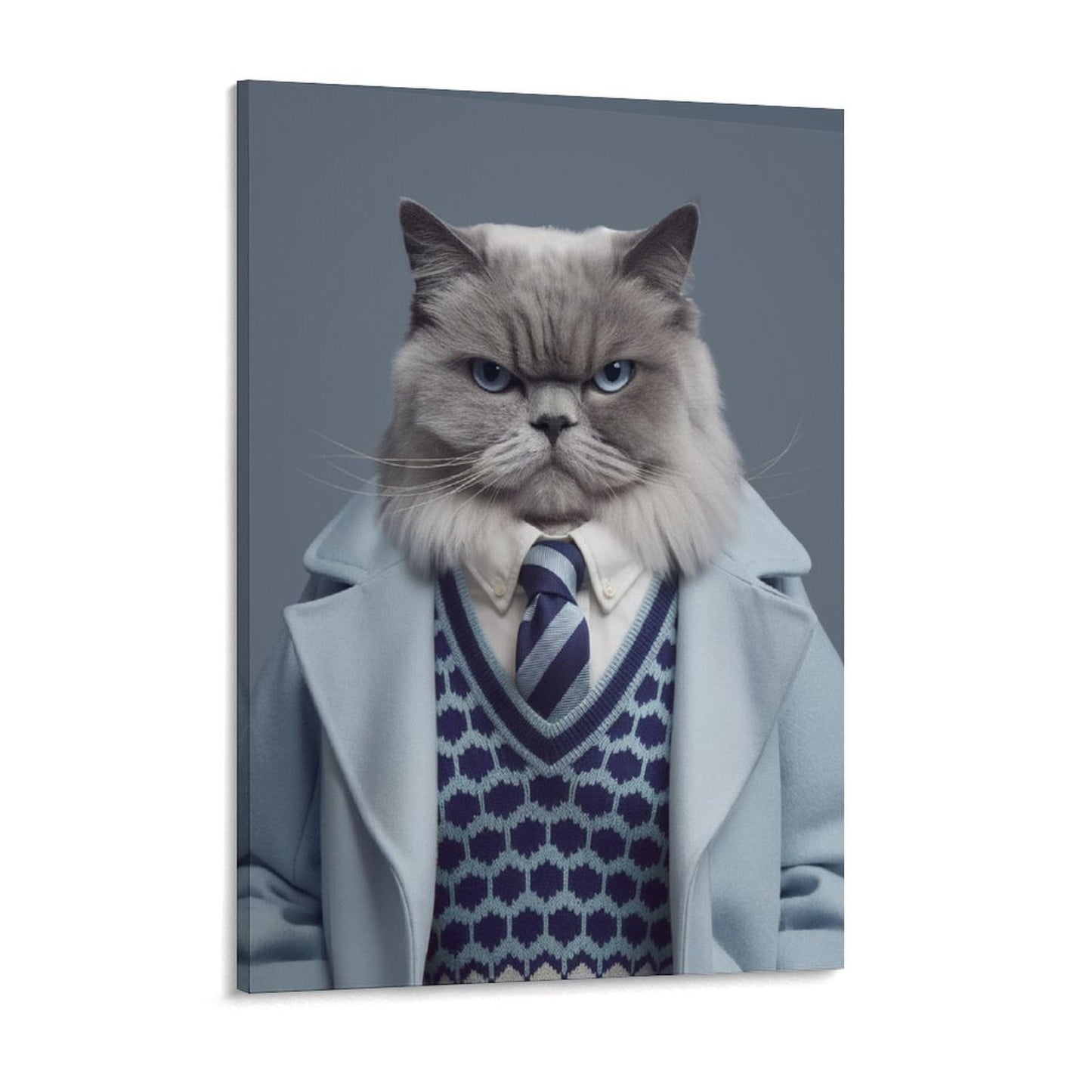 Magazine Editor - Custom Pet Portrait With Your Photo