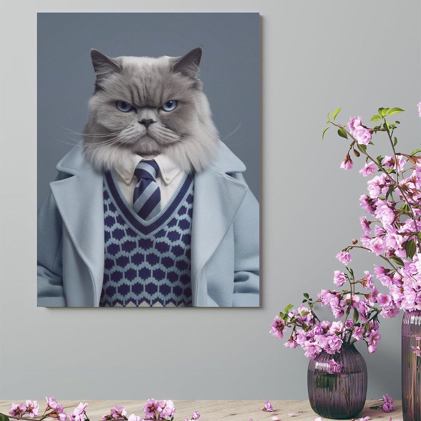 Magazine Editor - Custom Pet Portrait With Your Photo