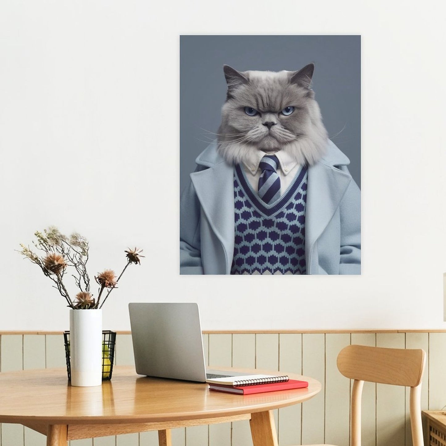 Magazine Editor - Custom Pet Portrait With Your Photo