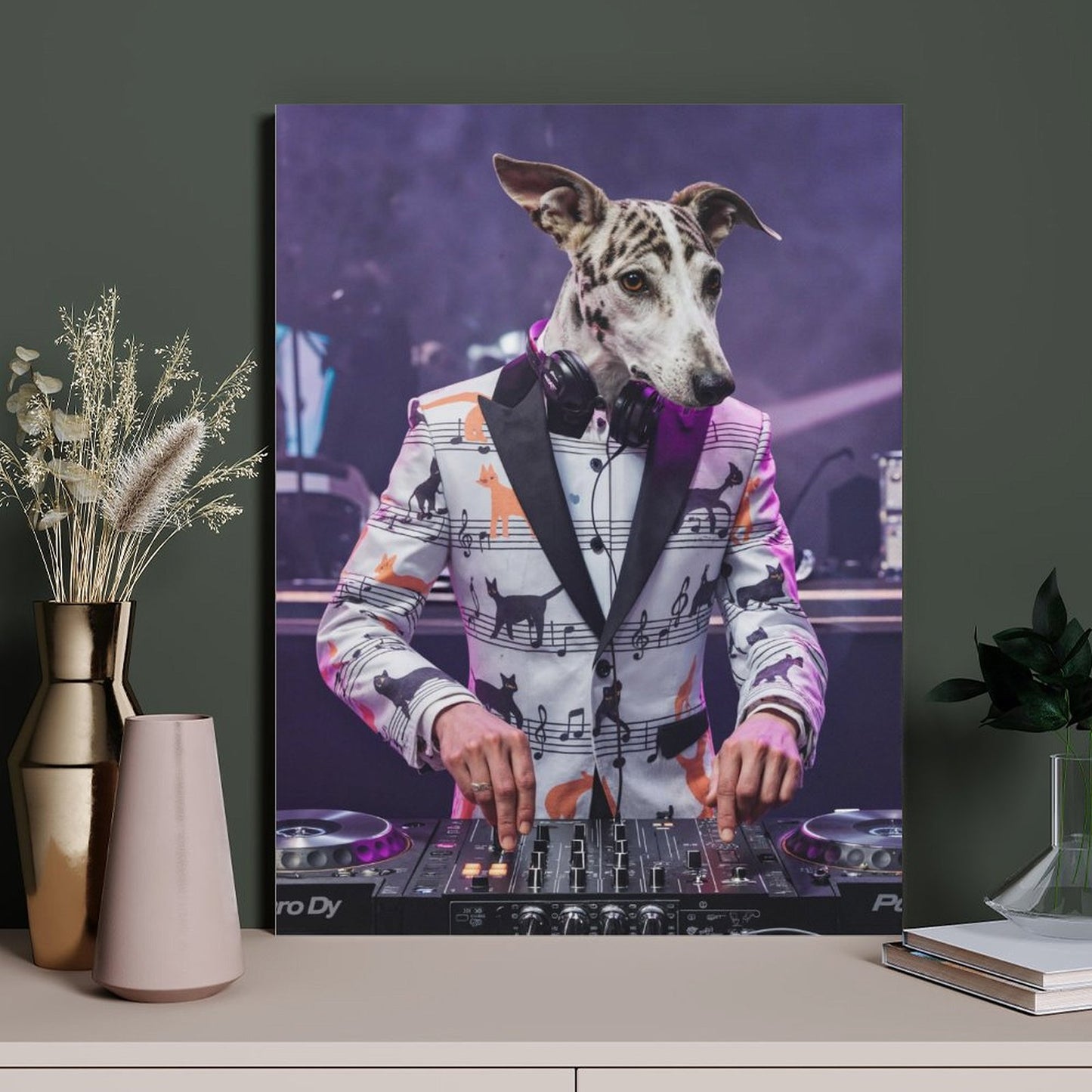 Party DJ - Custom Pet Portrait With Your Photo