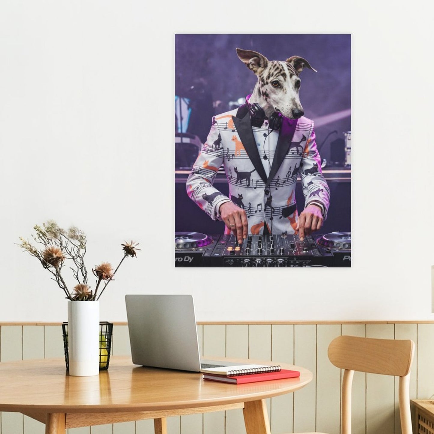 Party DJ - Custom Pet Portrait With Your Photo