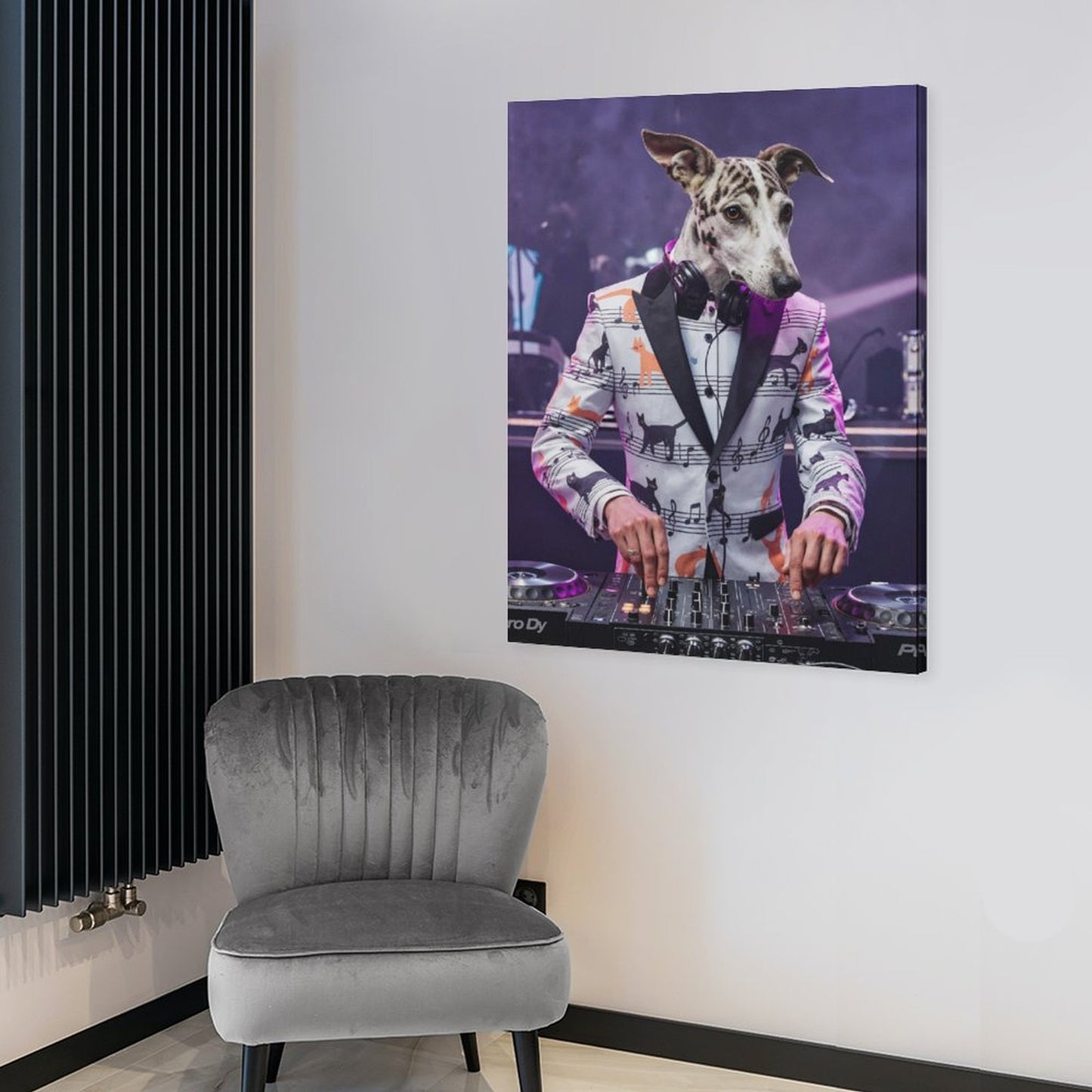 Party DJ - Custom Pet Portrait With Your Photo