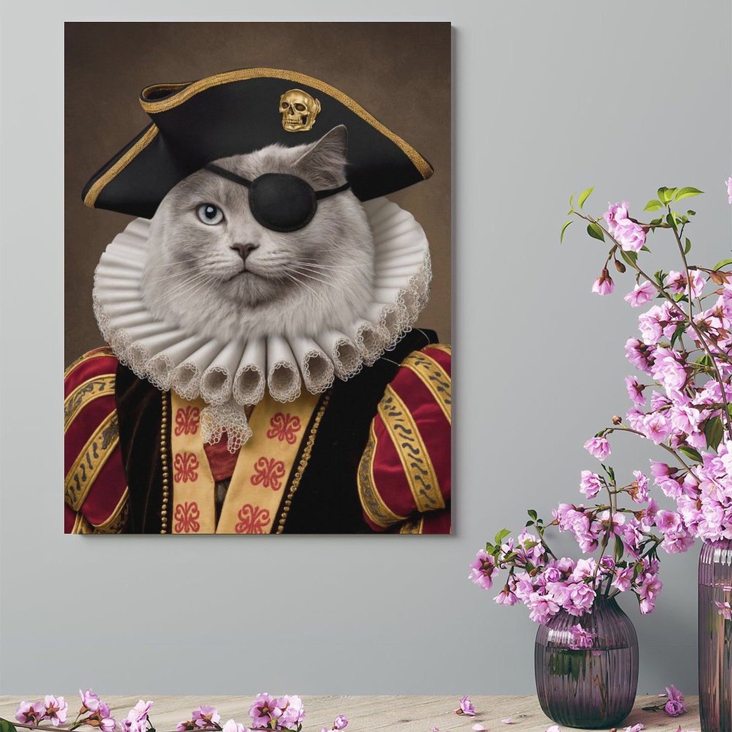 Pirate Captain - Custom Pet Portrait With Your Photo
