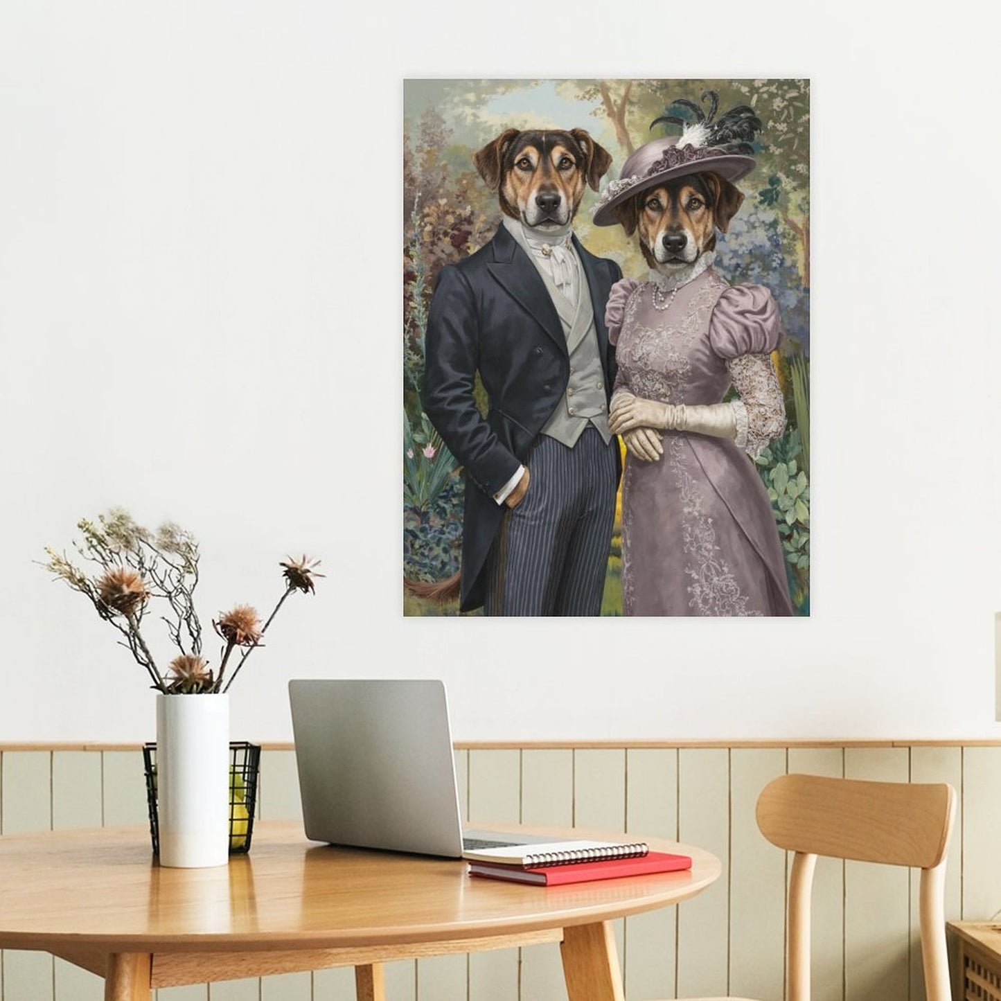 Prince & Princess - Custom Pet Portrait With Your Photo