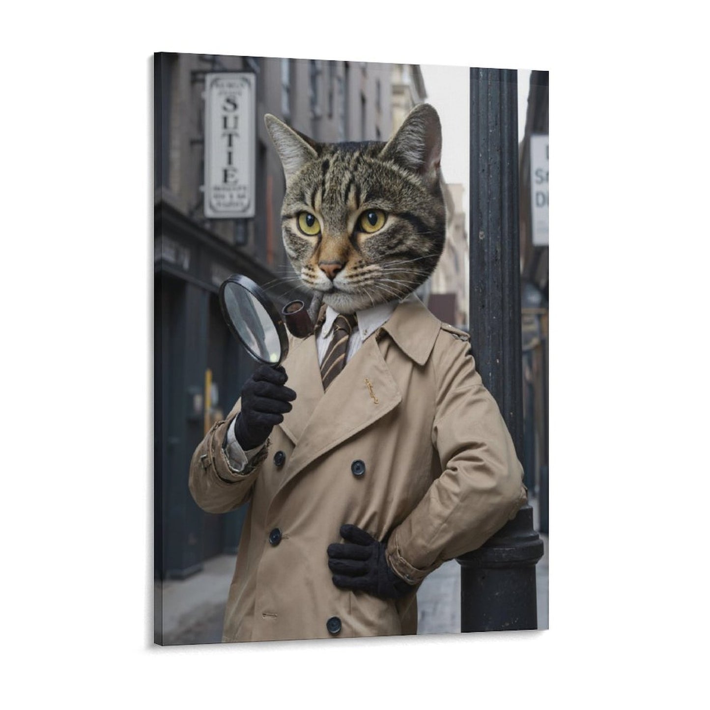 Private Investigator - Custom Pet Portrait With Your Photo