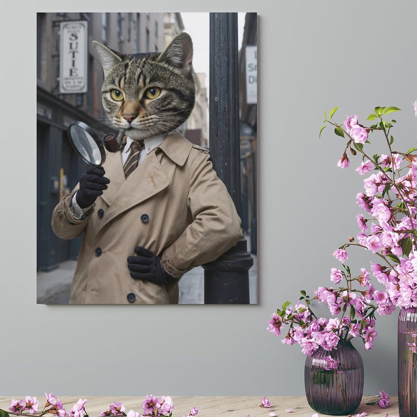 Private Investigator - Custom Pet Portrait With Your Photo