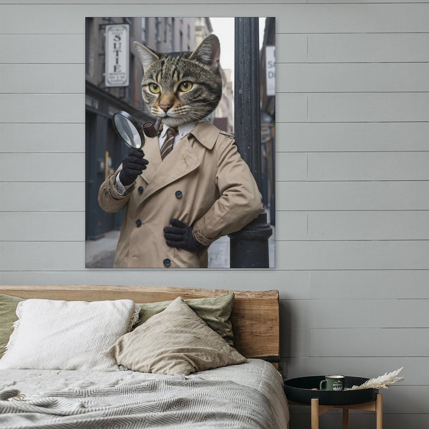 Private Investigator - Custom Pet Portrait With Your Photo