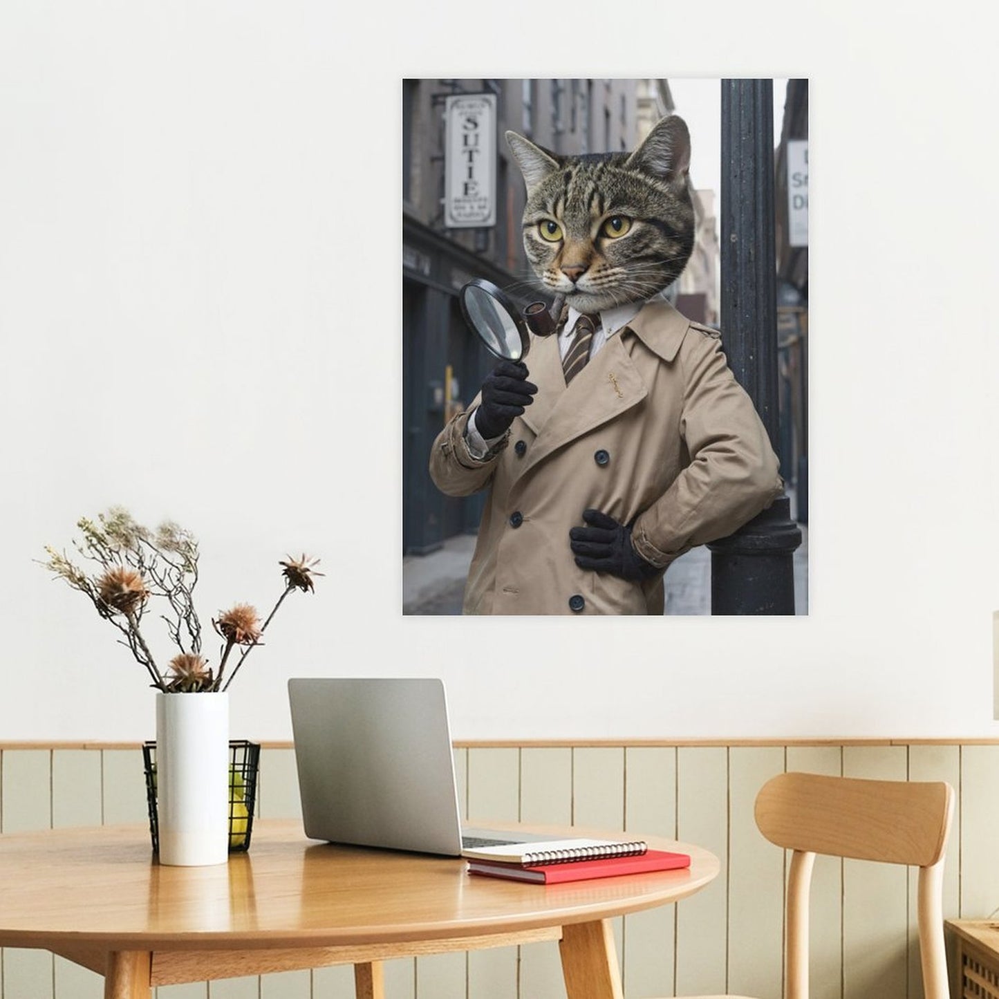 Private Investigator - Custom Pet Portrait With Your Photo