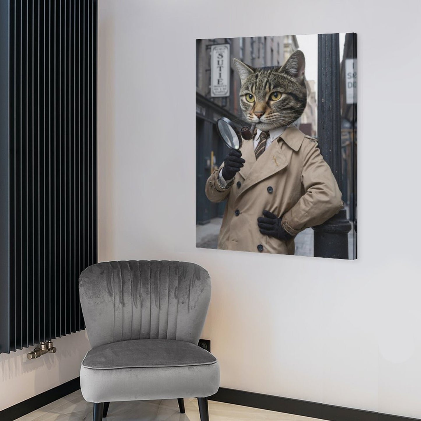 Private Investigator - Custom Pet Portrait With Your Photo