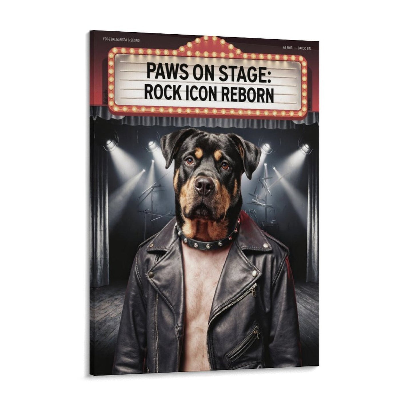 Rock Idol - Custom Pet Portrait With Your Photo