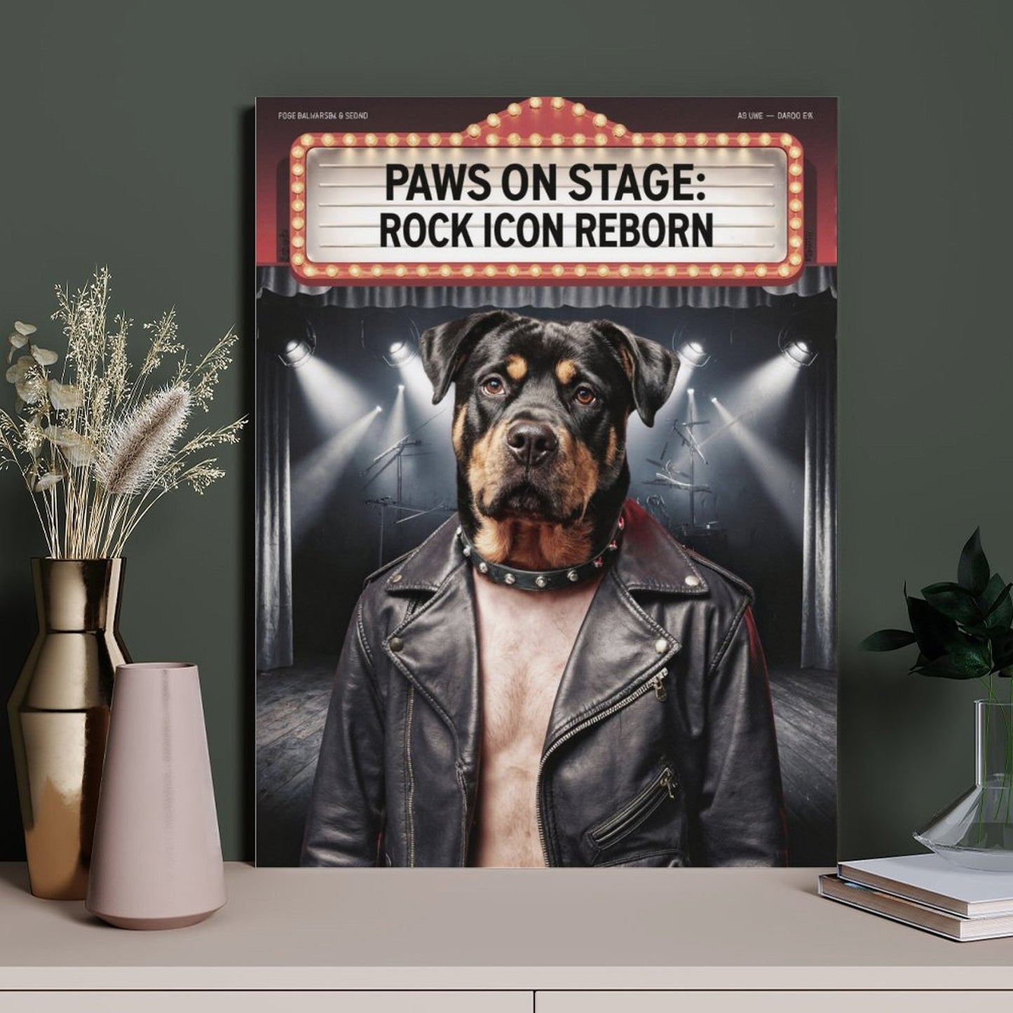Rock Idol - Custom Pet Portrait With Your Photo