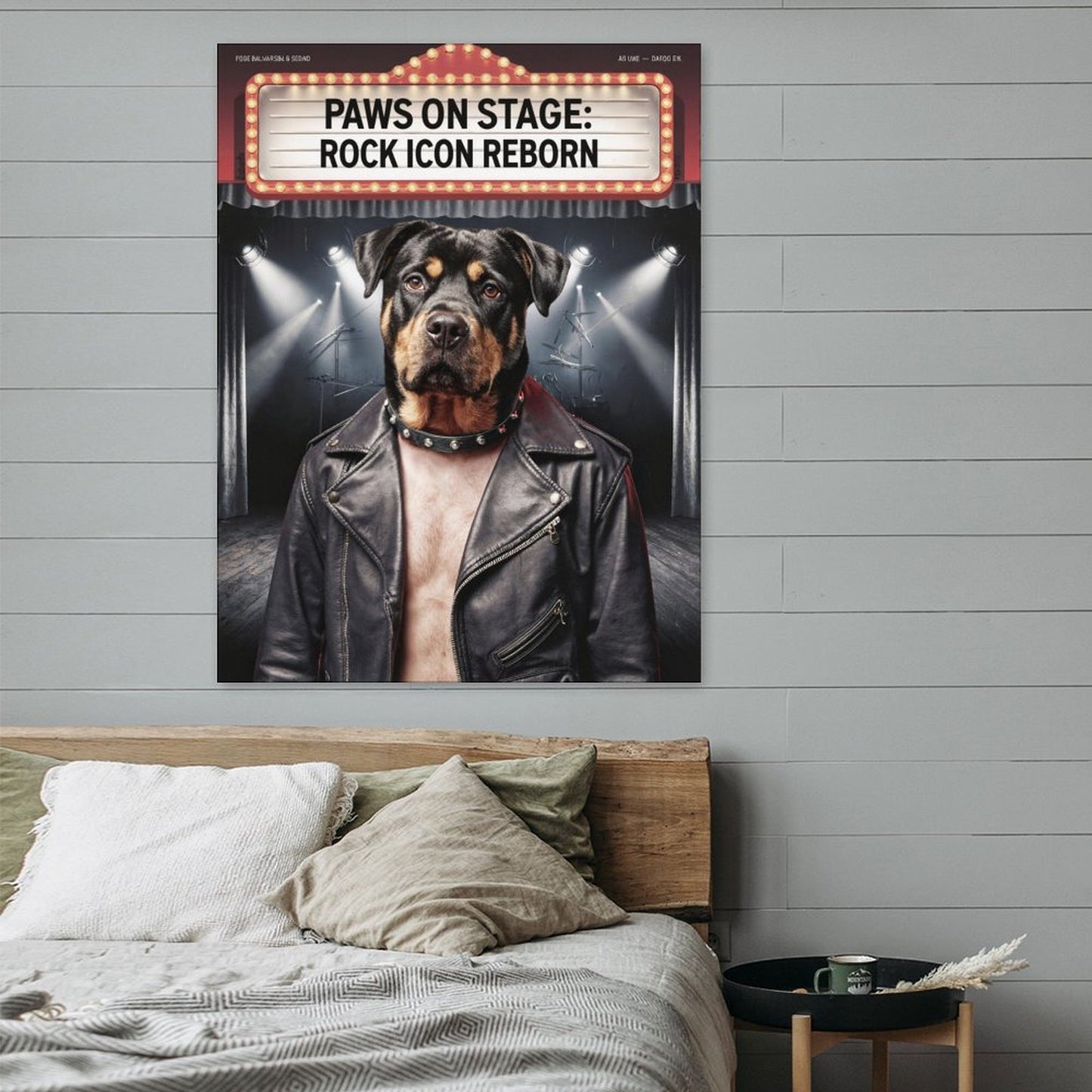 Rock Idol - Custom Pet Portrait With Your Photo