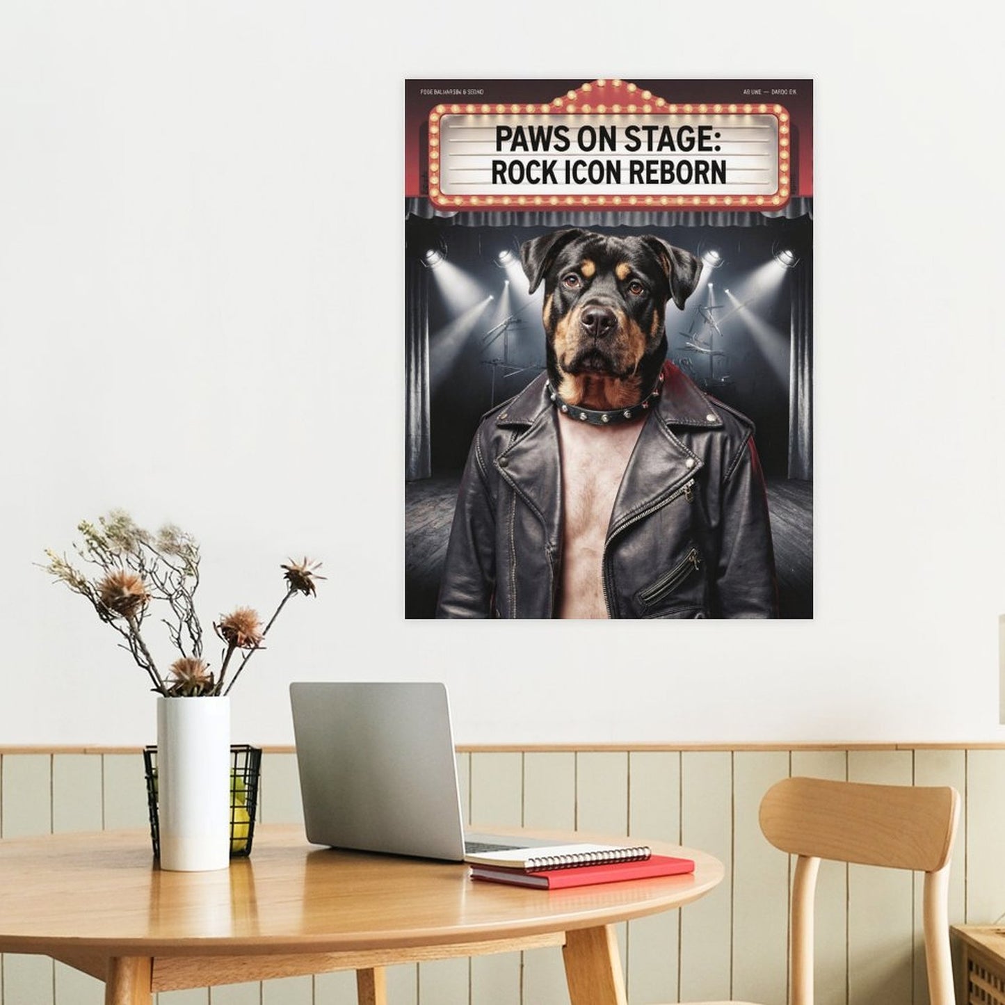 Rock Idol - Custom Pet Portrait With Your Photo