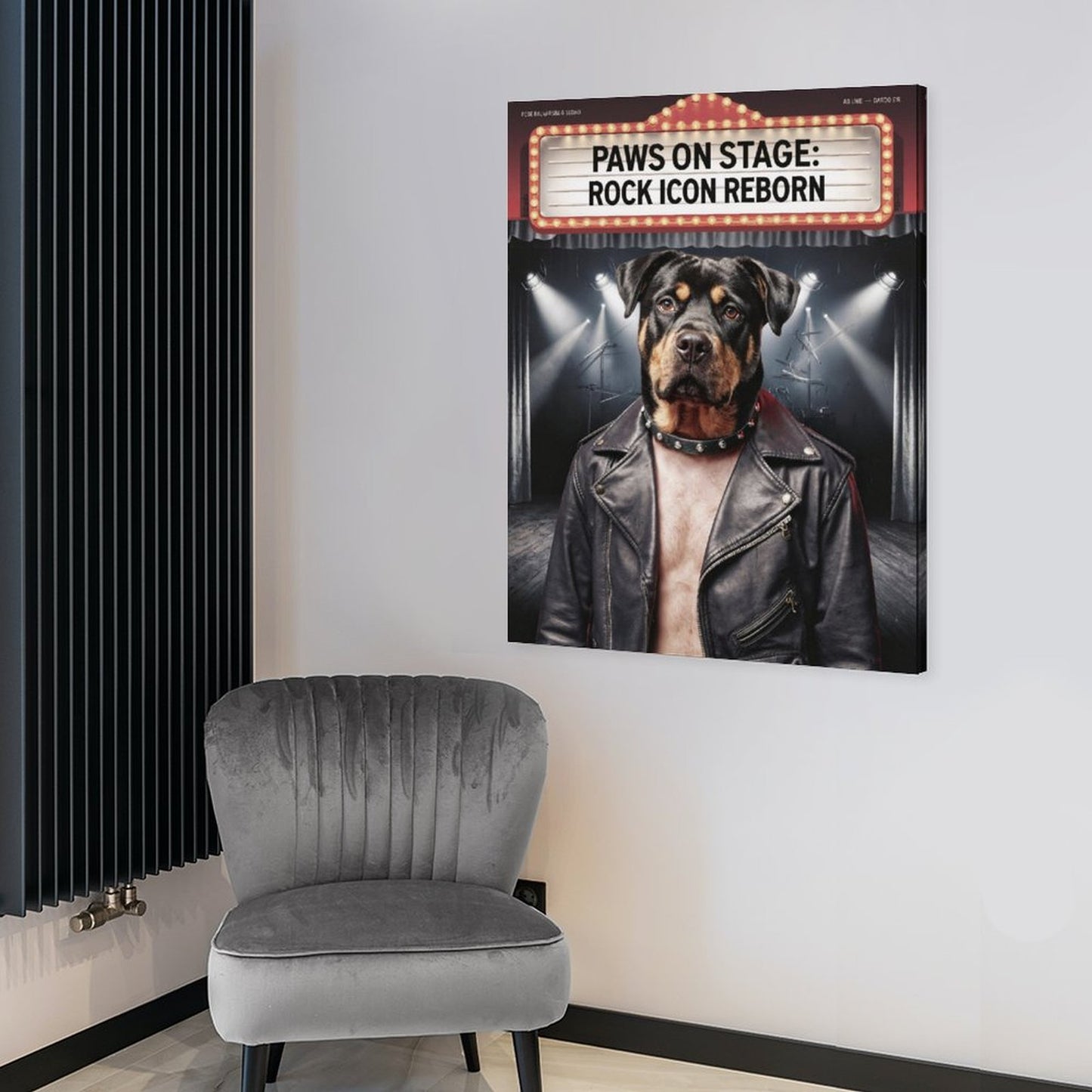 Rock Idol - Custom Pet Portrait With Your Photo