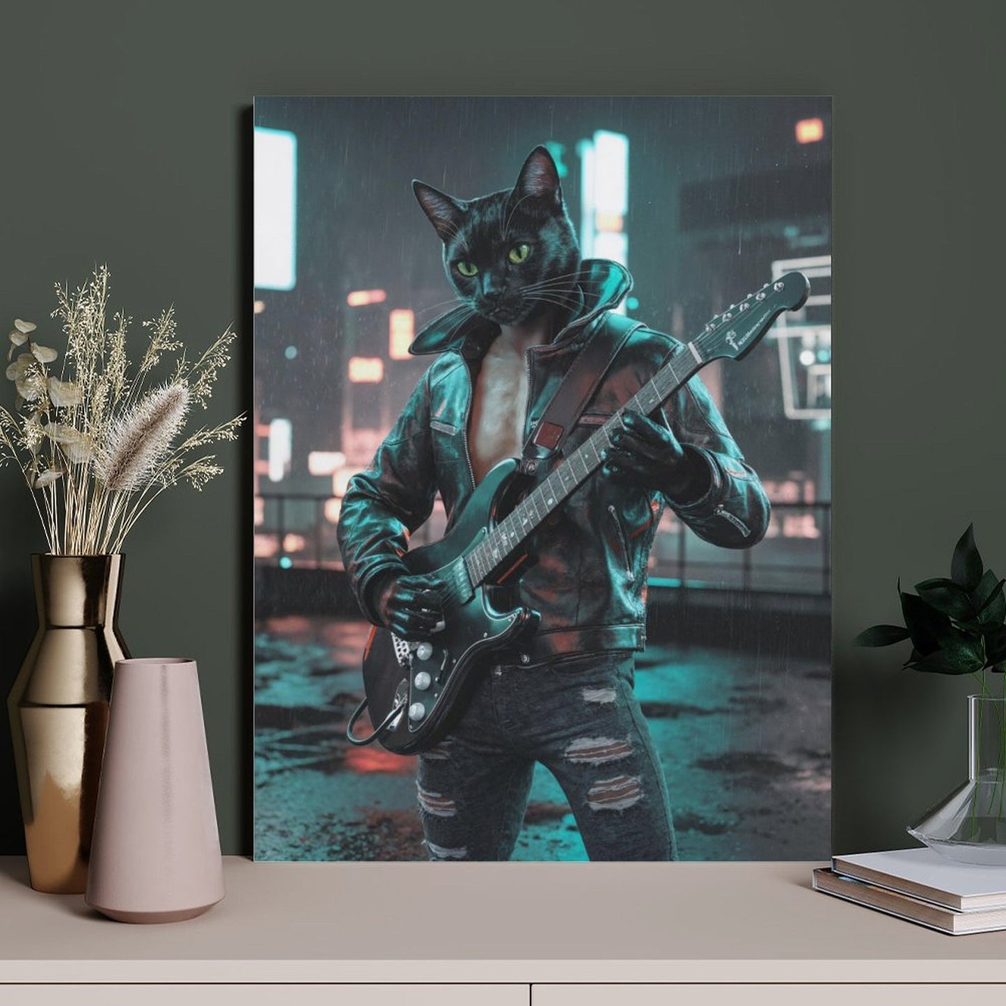 Rock Singer - Custom Pet Portrait With Your Photo