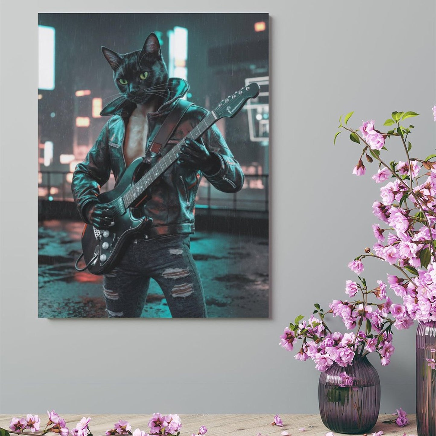 Rock Singer - Custom Pet Portrait With Your Photo