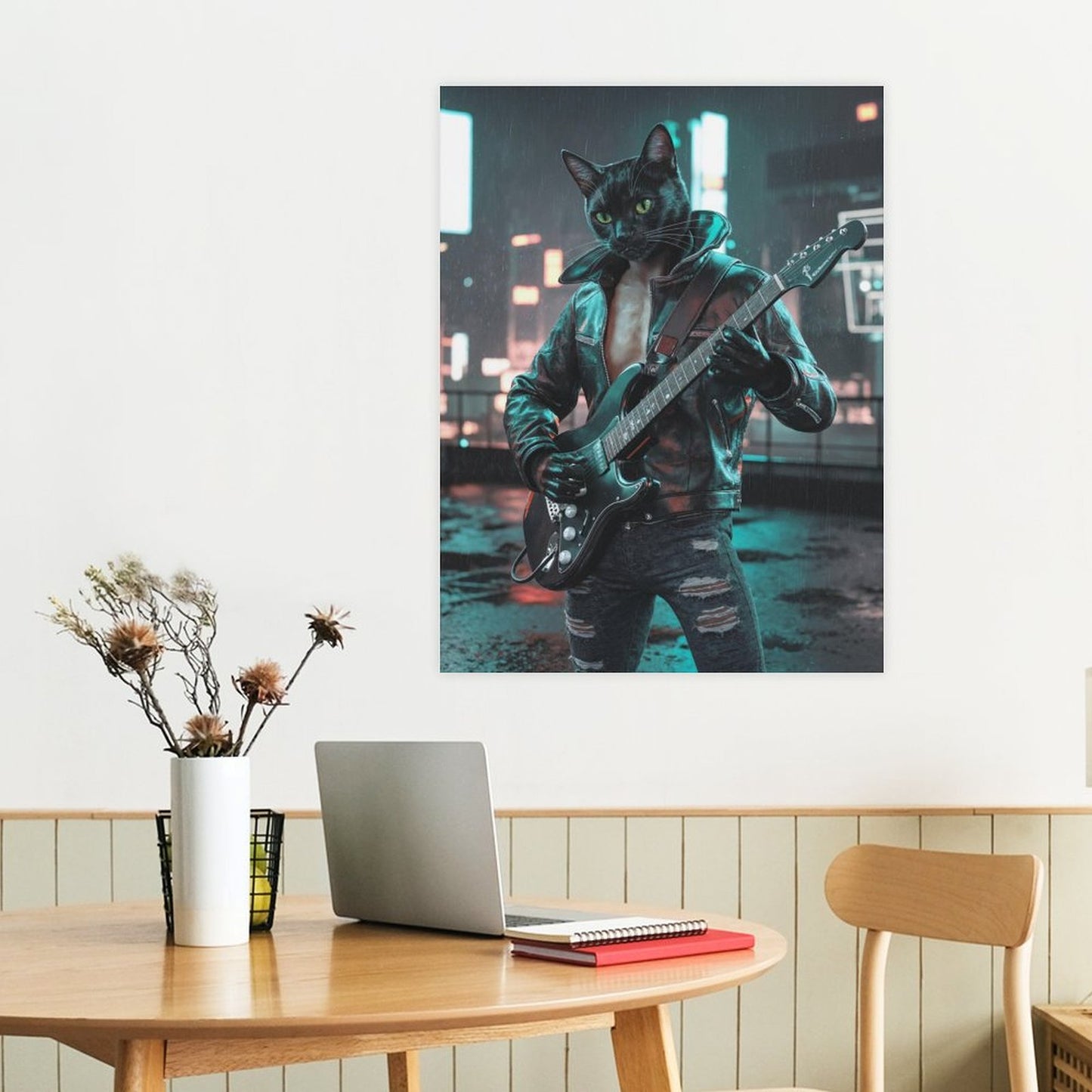 Rock Singer - Custom Pet Portrait With Your Photo