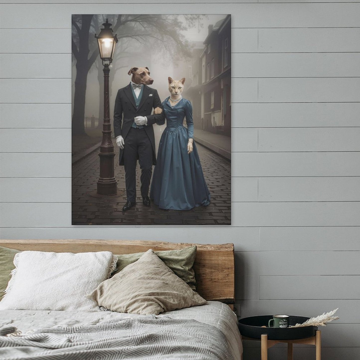 Romantic Partner - Custom Pet Portrait With Your Photo