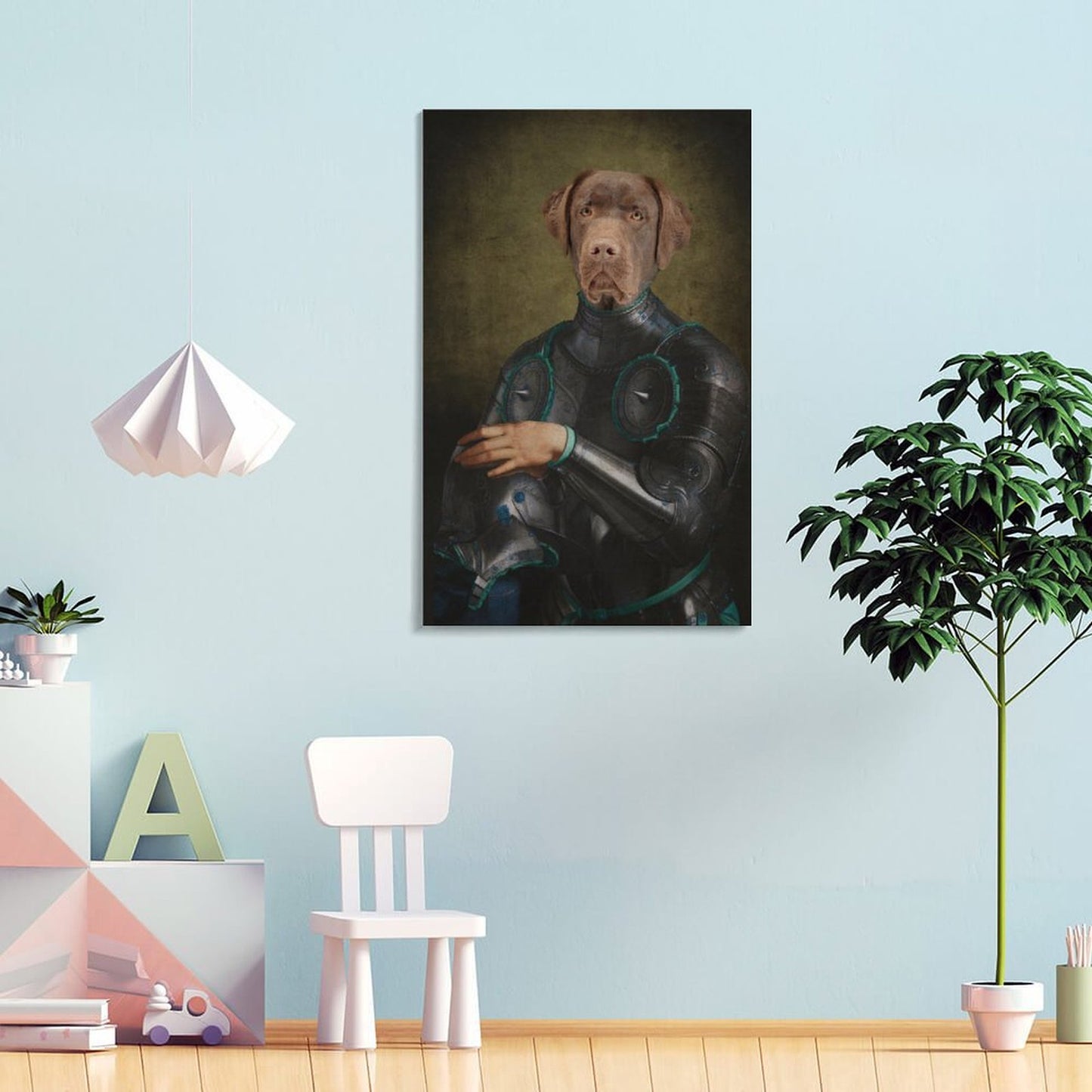 Royal Knight - Custom Pet Portrait With Your Photo