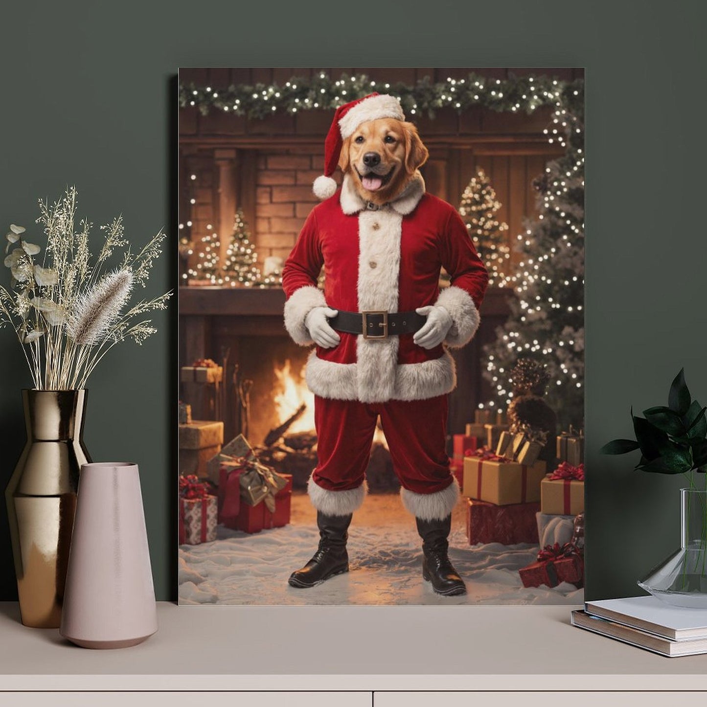 Santa Claus - Custom Pet Portrait With Your Photo