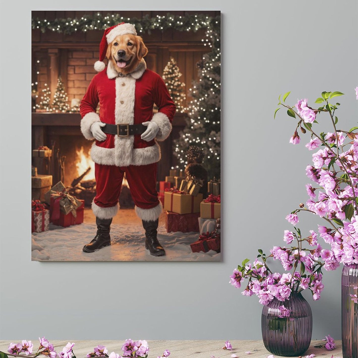 Santa Claus - Custom Pet Portrait With Your Photo