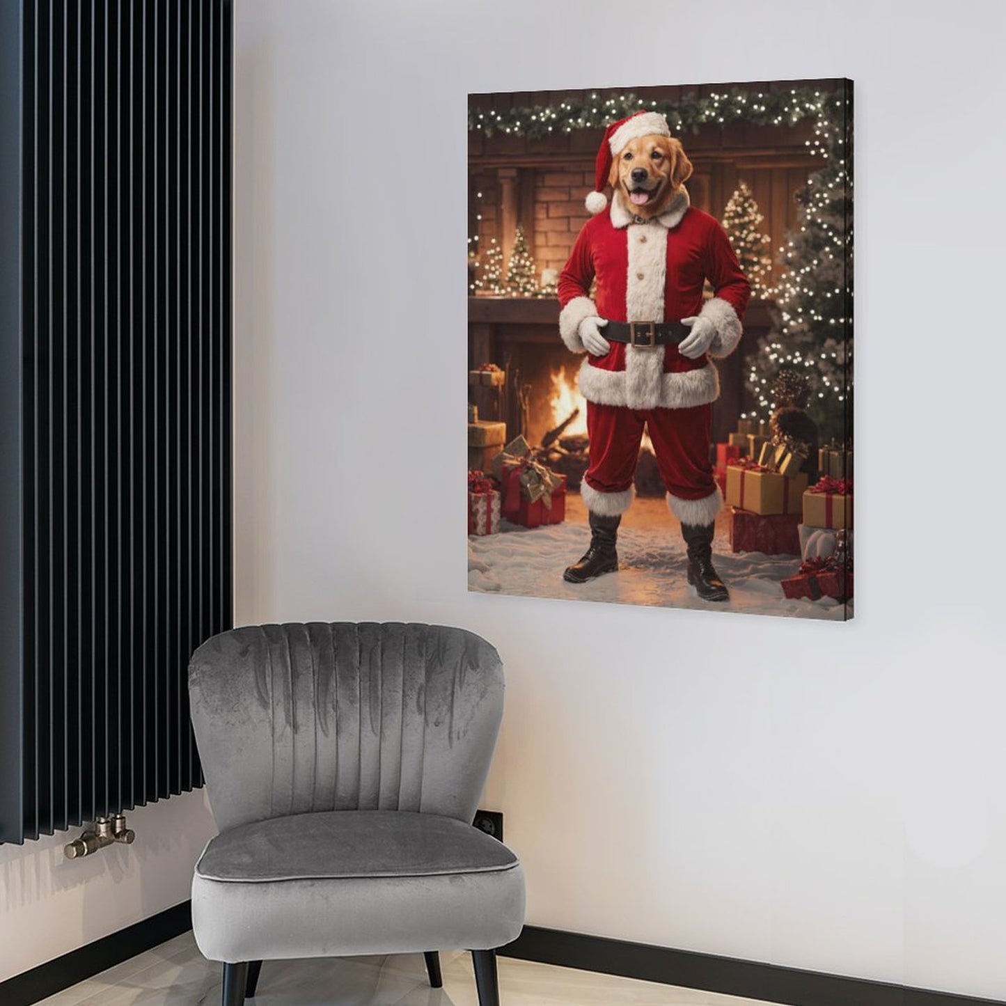 Santa Claus - Custom Pet Portrait With Your Photo