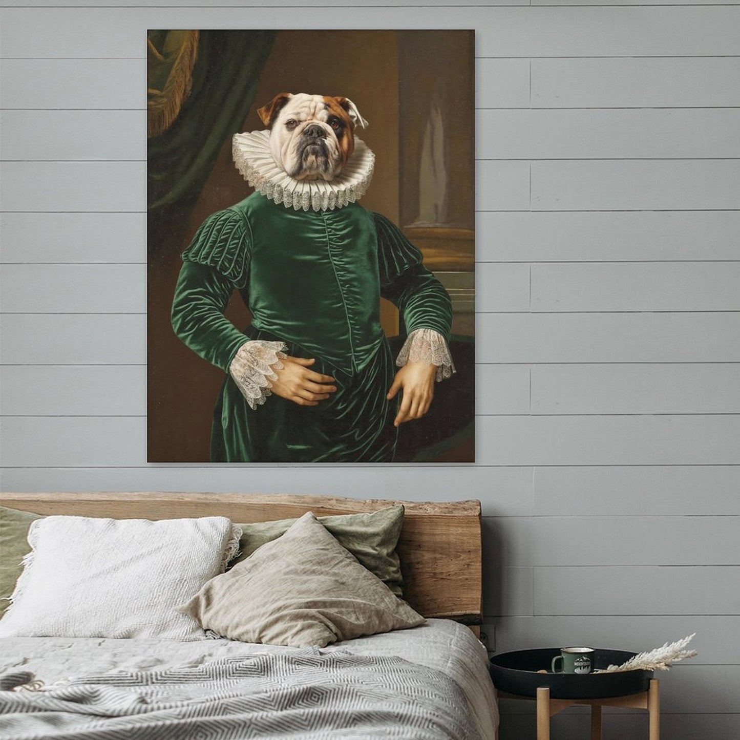Senior Butler - Custom Pet Portrait With Your Photo