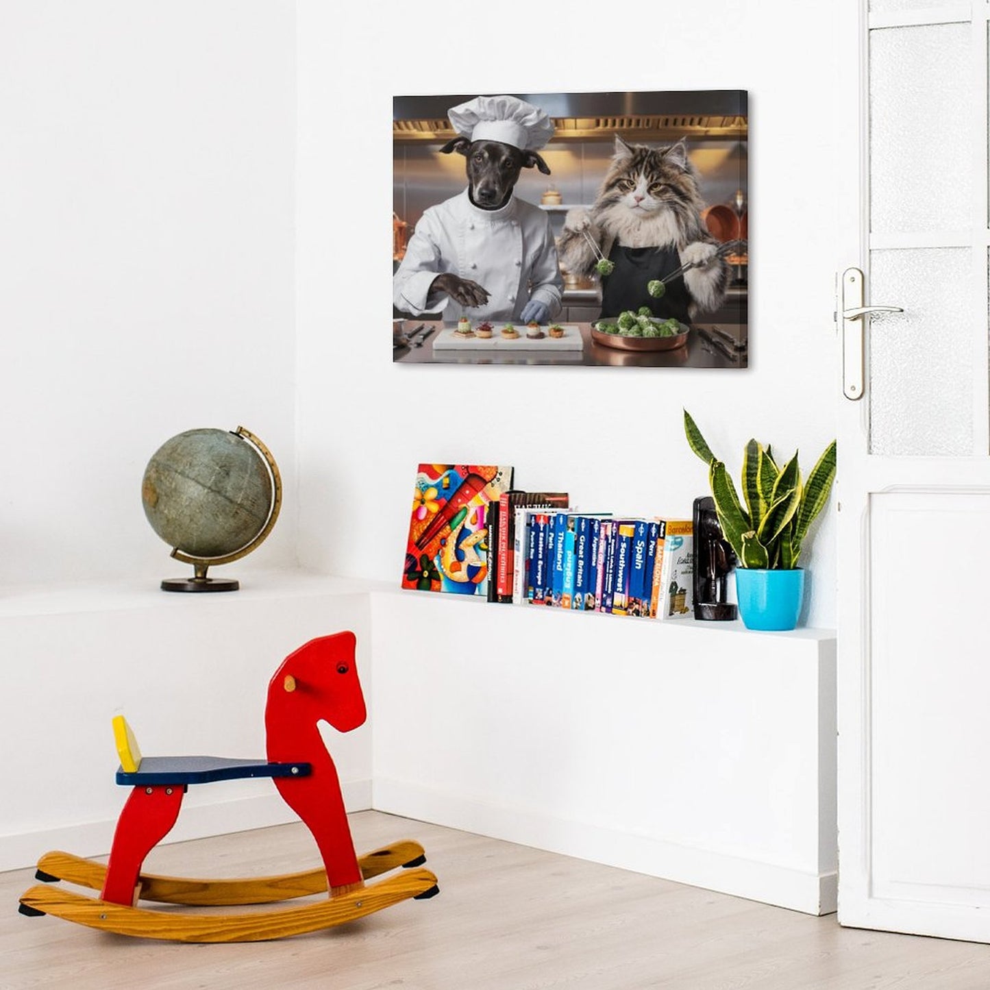 Senior Chefs - Custom Pet Portrait With Your Photo