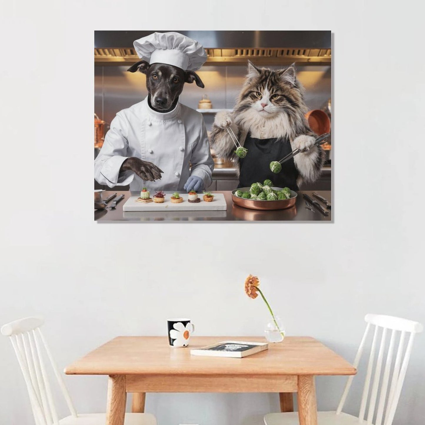 Senior Chefs - Custom Pet Portrait With Your Photo