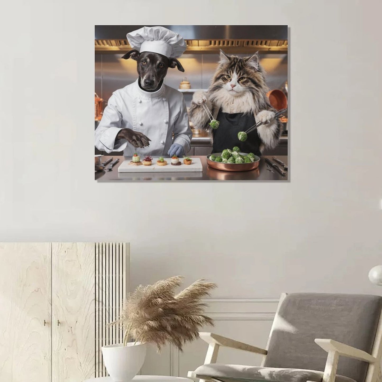 Senior Chefs - Custom Pet Portrait With Your Photo