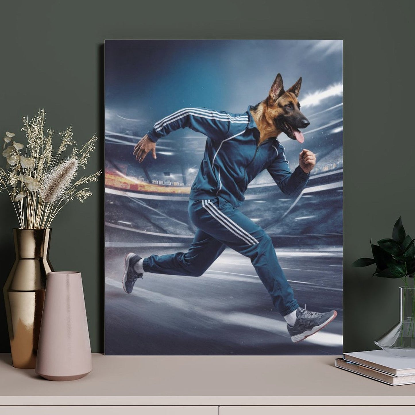 Sprint Champion - Custom Pet Portrait With Your Photo