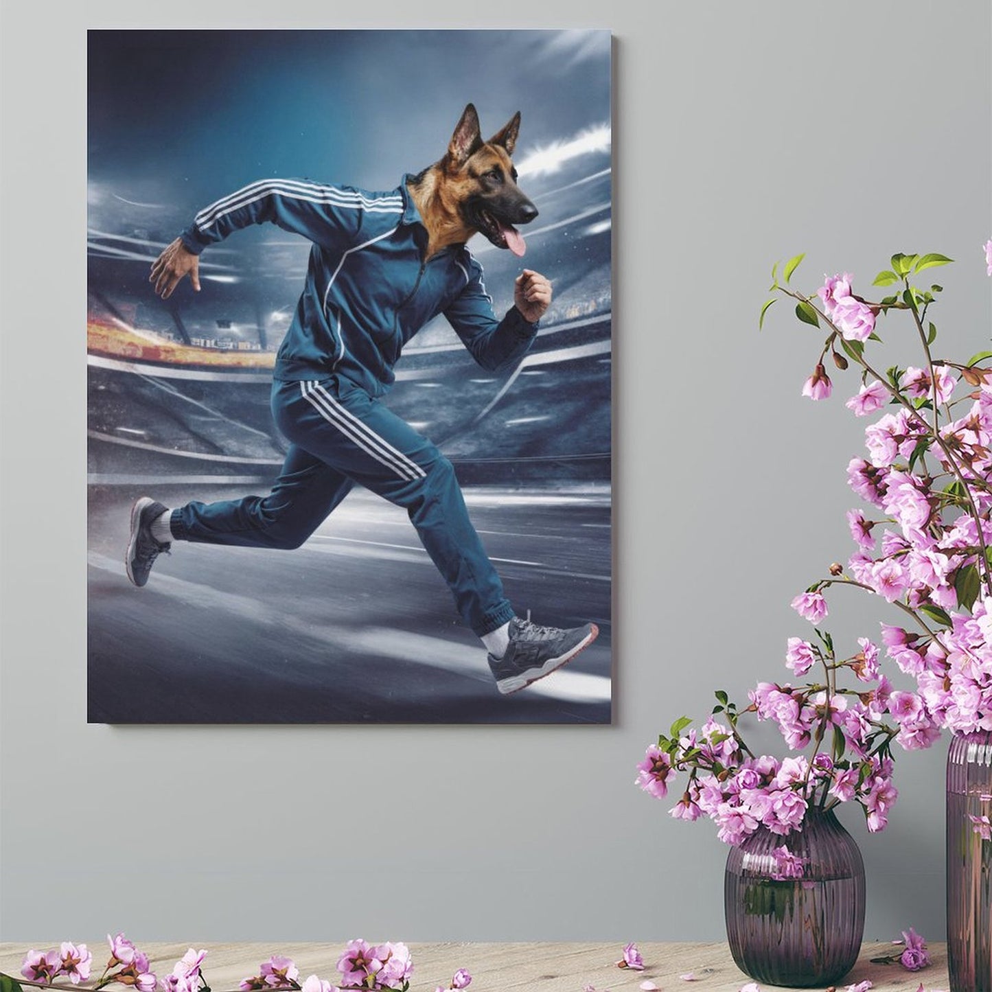 Sprint Champion - Custom Pet Portrait With Your Photo