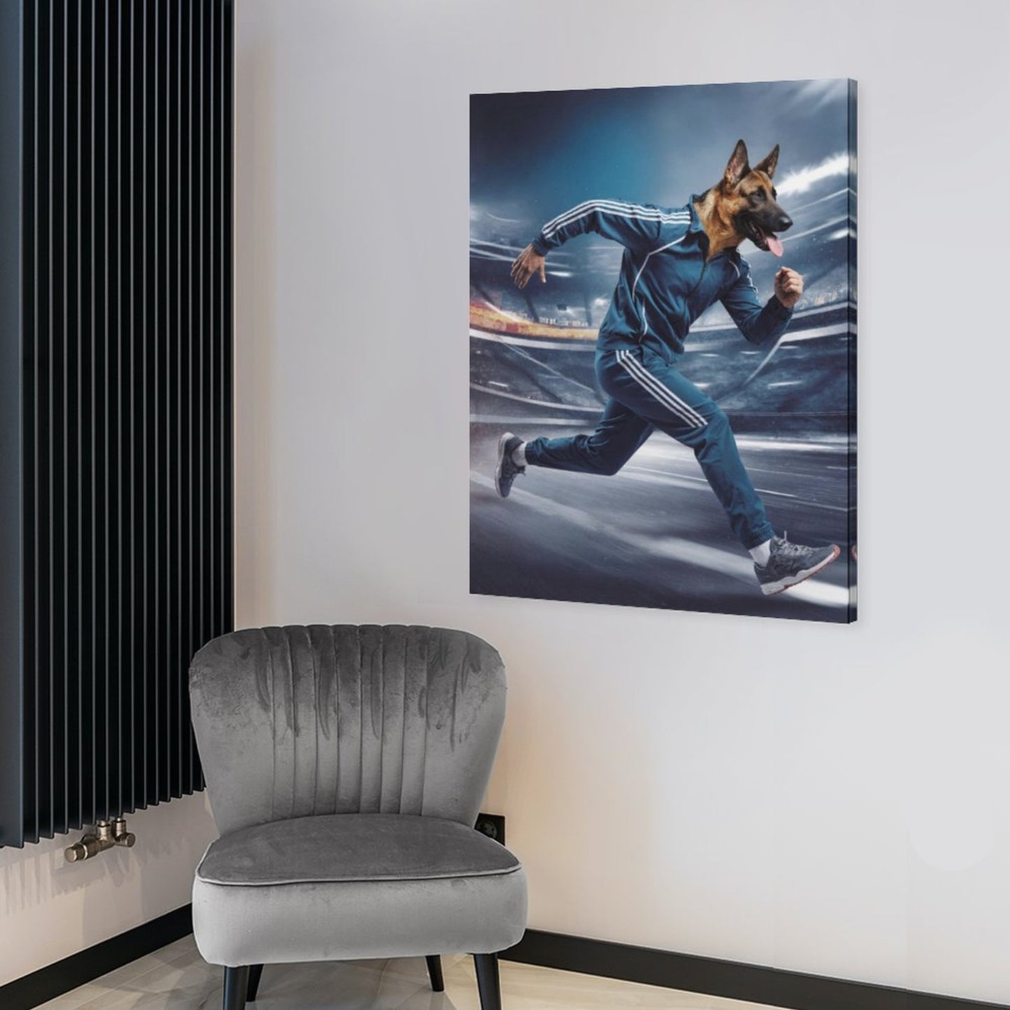 Sprint Champion - Custom Pet Portrait With Your Photo
