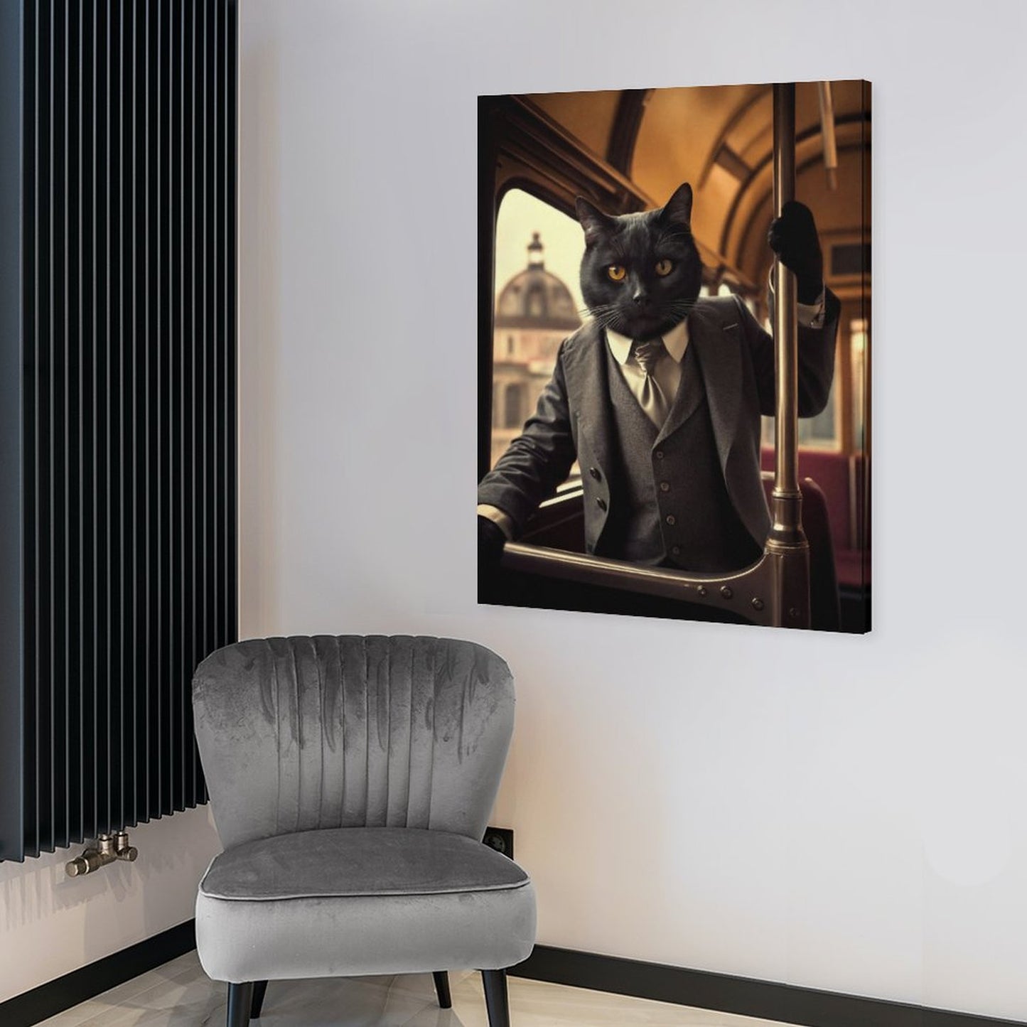 The Barrister - Custom Pet Portrait With Your Photo