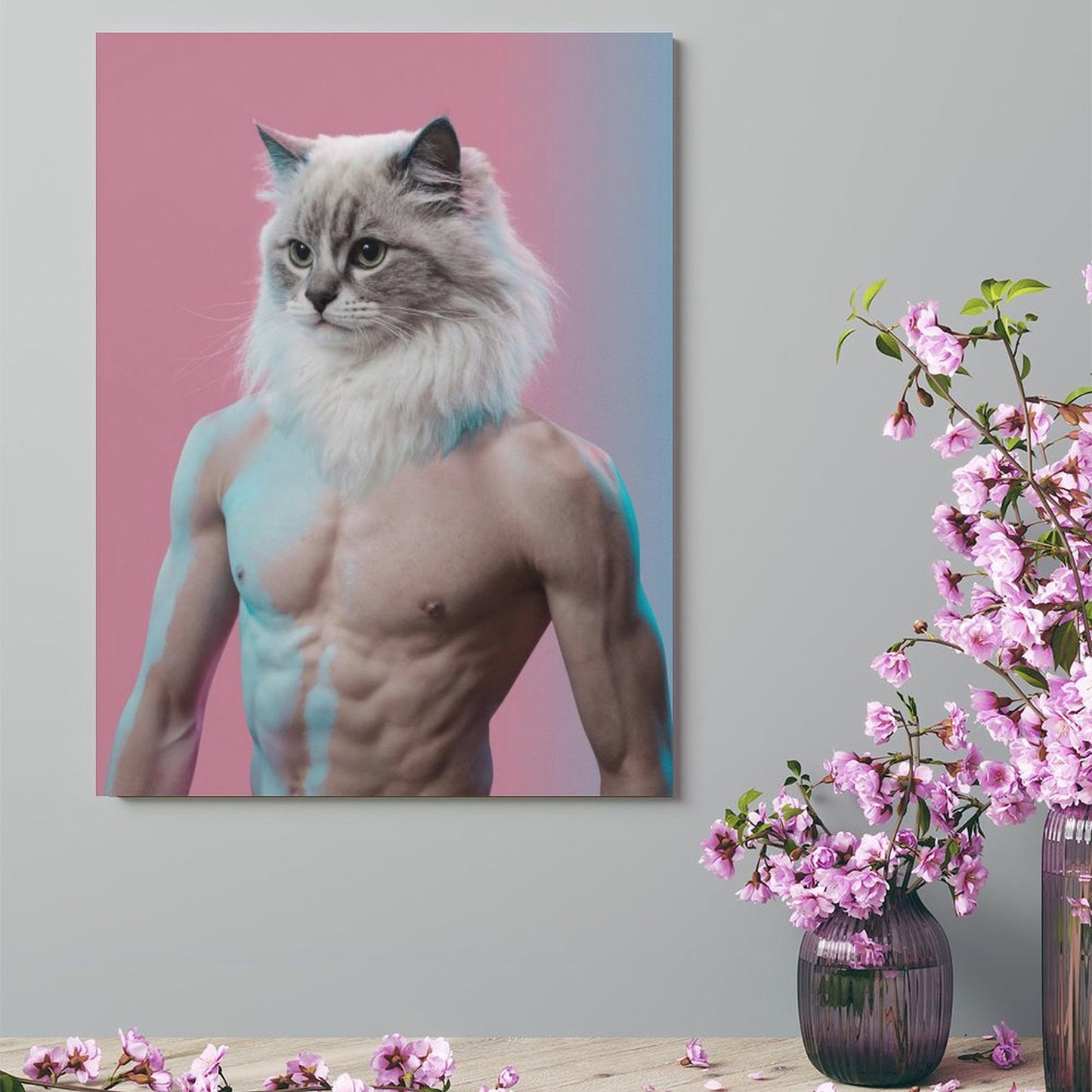 The Bodybuilder - Custom Pet Portrait With Your Photo