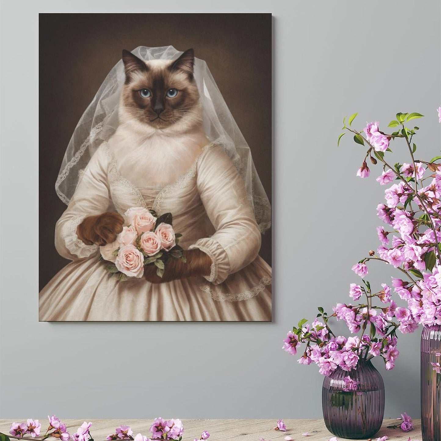 The Bride - Custom Pet Portrait With Your Photo